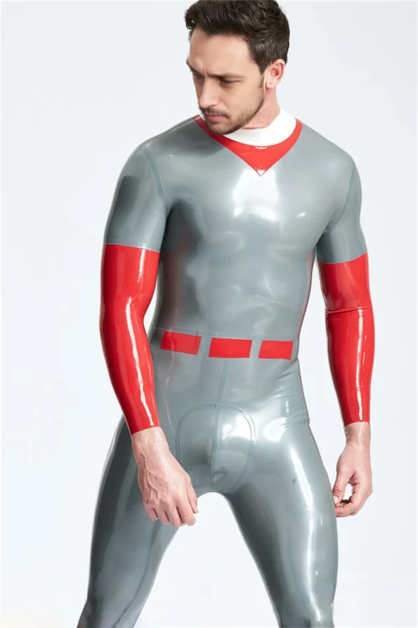 Male Catcher Latex Catsuit