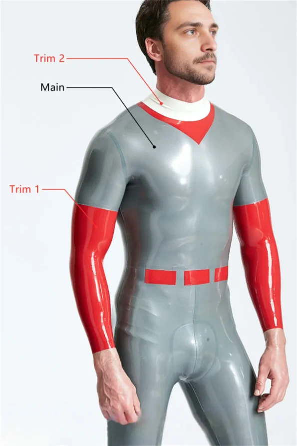 Male Catcher Latex Catsuit