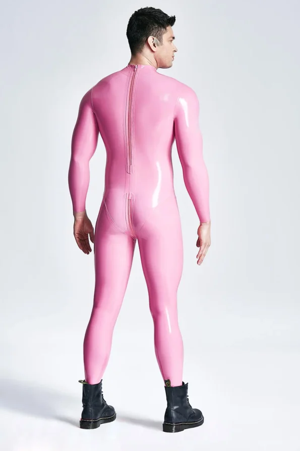 Male Standard Back Zip Latex Catsuit