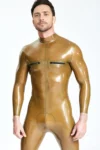 Male Standard Back Zip Latex Catsuit