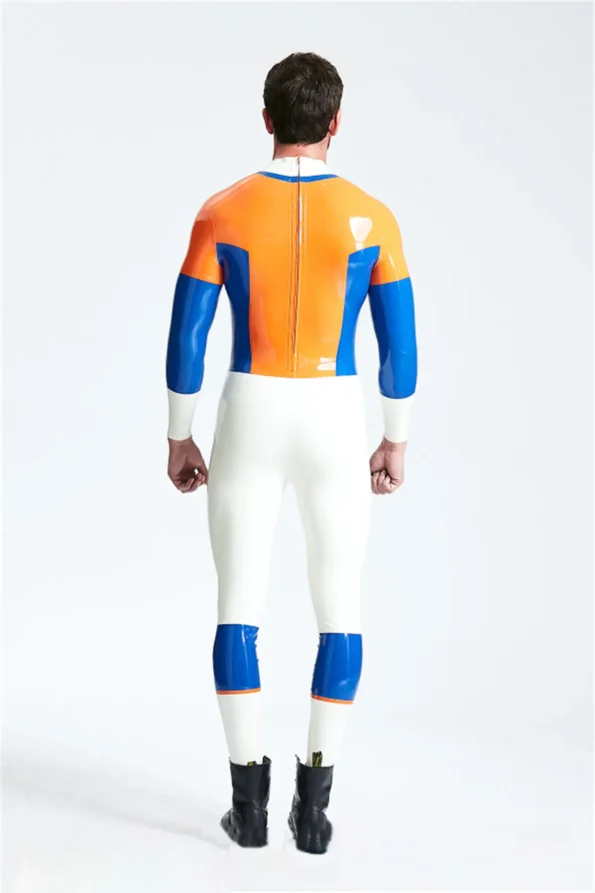 Male Outfielder Latex Catsuit