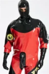 Male Zombie Biohazard Haz Mat Style Latex Protection Suit