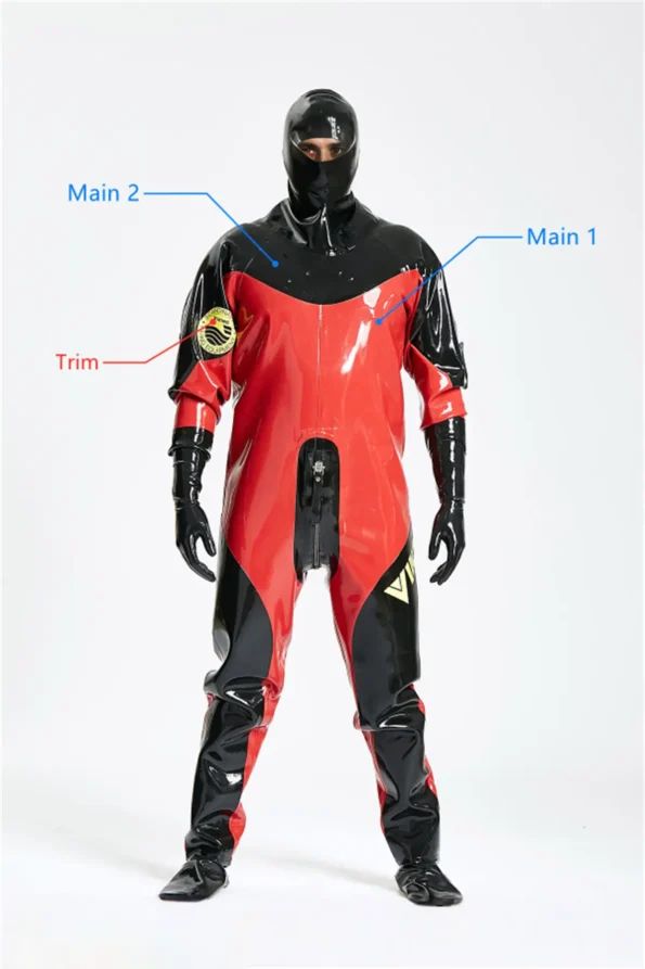 Male Heavy Duty Latex Viking Drysuit