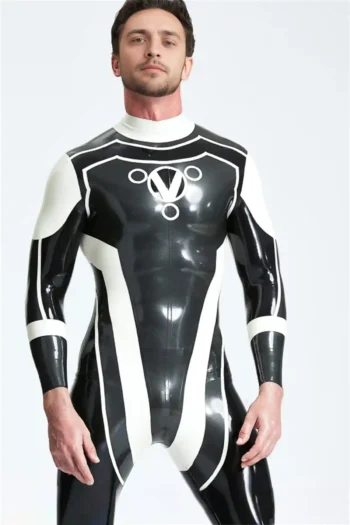 Male Trident Back Zip Catsuit