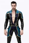 Male Blue Badge Gendarme Style Catsuit