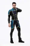 Male Blue Badge Gendarme Style Catsuit