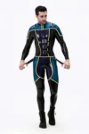 Male Blue Badge Gendarme Style Catsuit