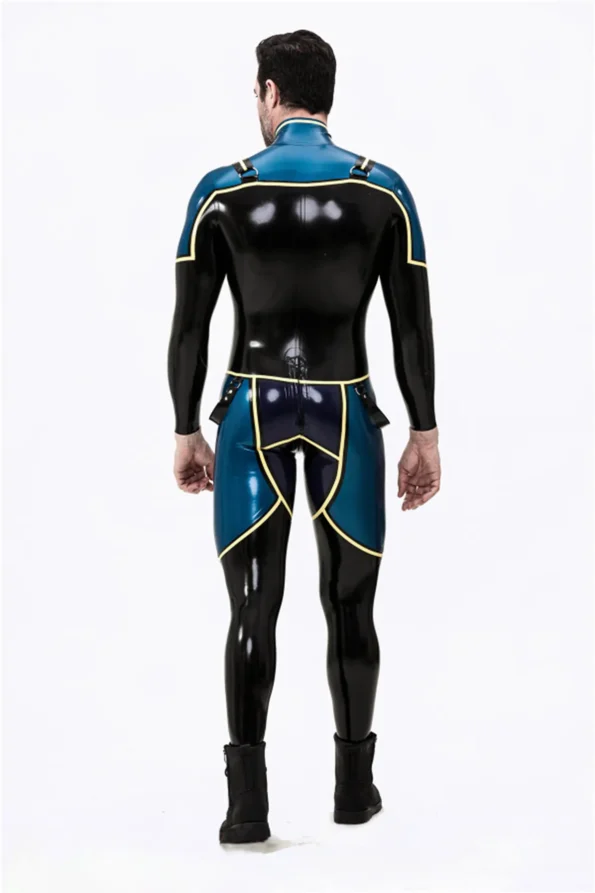 Male Blue Badge Gendarme Style Catsuit