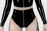 Latex High-Waist Panties