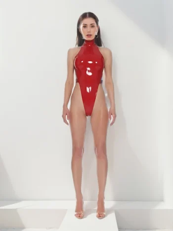 Latex Bodysuit Stella010 Red