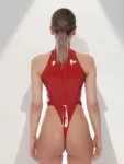 Latex Bodysuit Stella010 Red