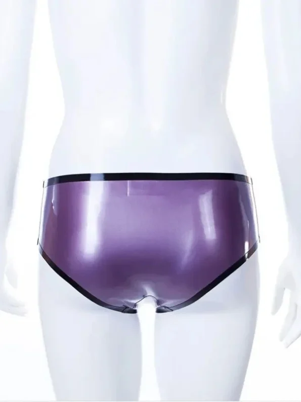 Low Waist Latex Briefs