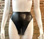 High Waist Latex Briefs