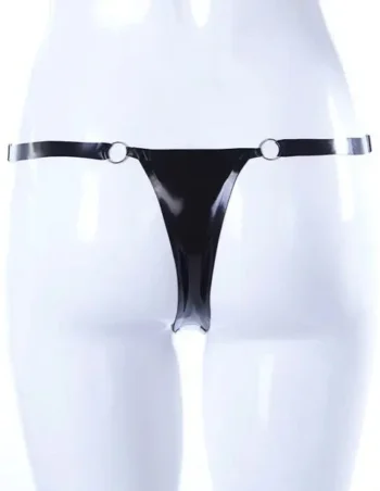 Latex Slogan Thong