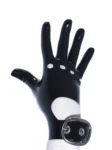 Basic short latex gloves