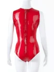 V Cleavage Latex Bodysuit