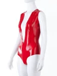 V Cleavage Latex Bodysuit