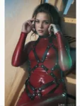 Latex Red Classic Catsuit