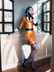 Stewardess Latex Skirt