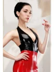 Belle Latex Neckholder Top