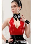 Belle Latex Neckholder Top