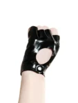 Long latex opera gloves