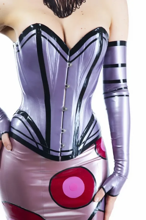 Miss Blossom Latex Corset