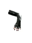 Long latex opera gloves