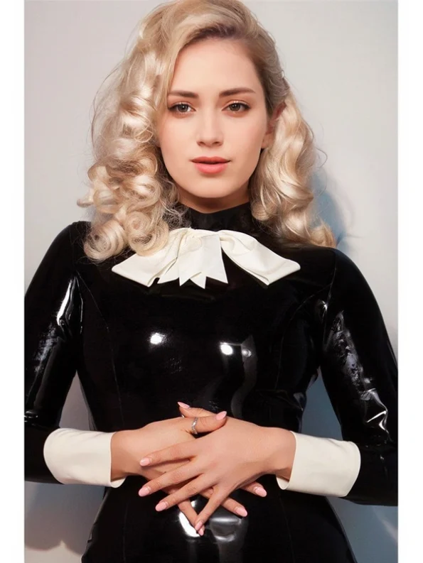 Latex Pussy Bow Dress