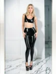 Joy Capri Latex Leggings