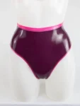 Latex Briefs With Contrast Trims