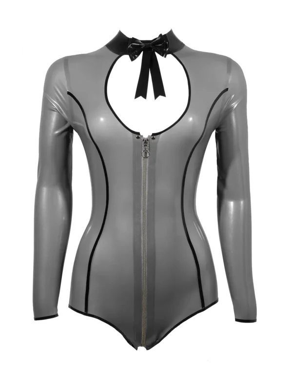 Long sleeve latex bodysuit