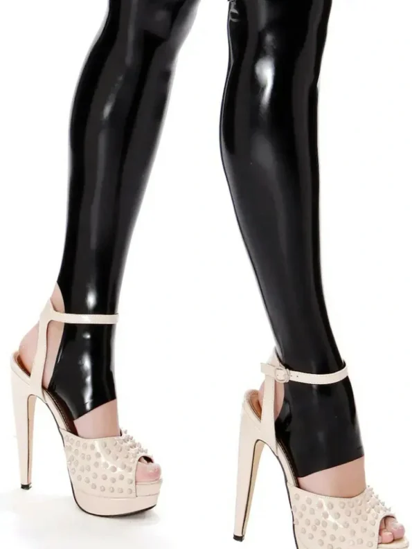 Toeless Basic Latex Stockings