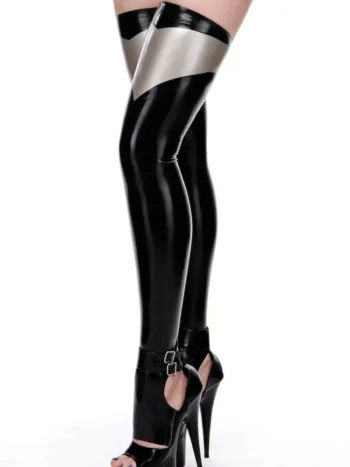 Morgana Toeless Latex Stockings