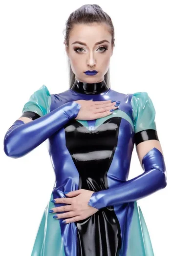 Adele Latex Gauntlets