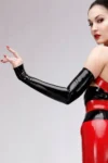 Adele Latex Gauntlets