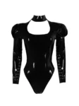 Keyhole Latex Bodysuit