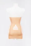 Latex strapless tube dress