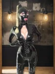 Catsuit combination latex Chimera Fetish