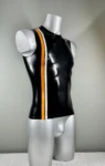 Latex Two Stripe Vest T Shirt