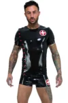 Latex Men's Doc Medic Short Sleeves Top