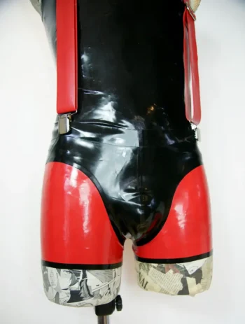 Latex Men's Contrast Color Short Pant