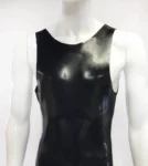 Latex Suspender Tank Top for Men