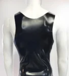 Latex Suspender Tank Top for Men