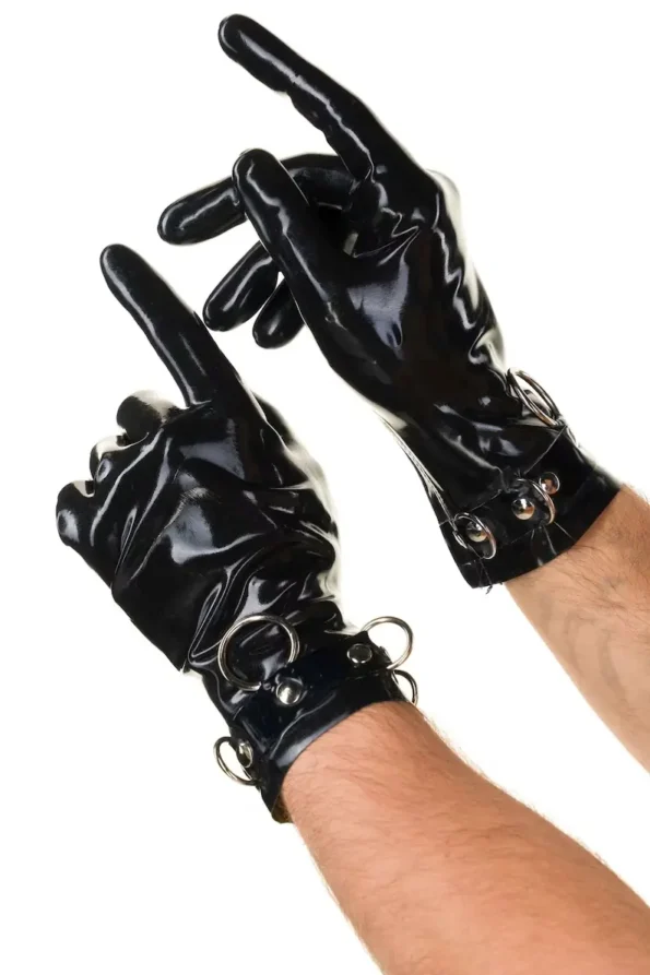 Latex Gloves with Metal Ring