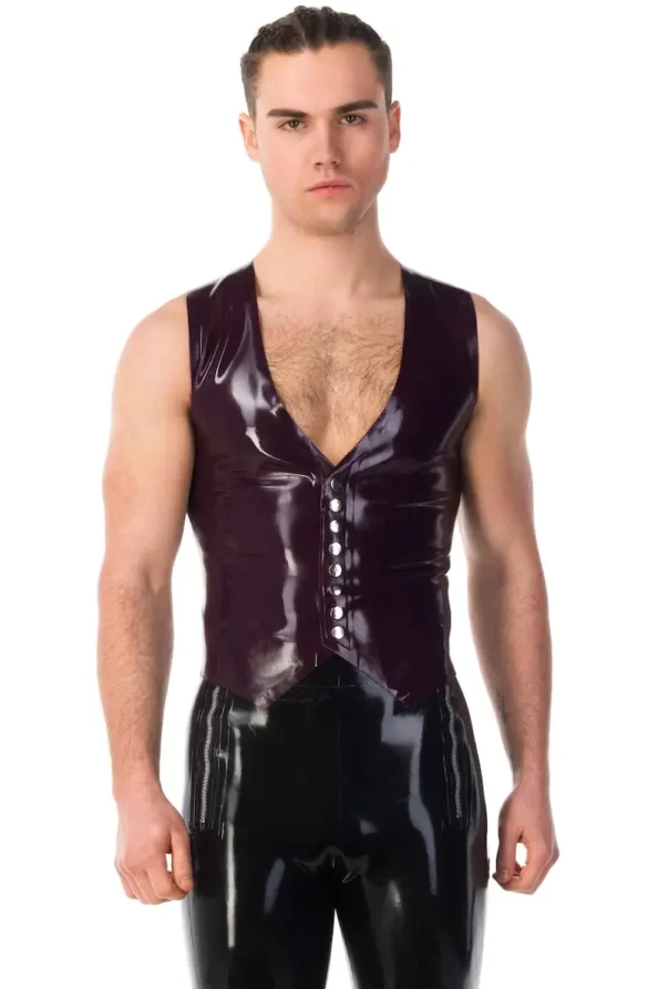 Men's Latex With Button Waistcoat