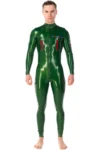 LATEX Men MILITARY Tight CATSUIT