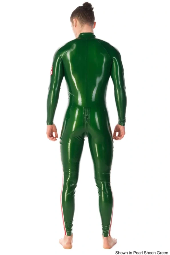 LATEX Men MILITARY Tight CATSUIT