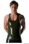 Latex Stylish Men's Vest Top