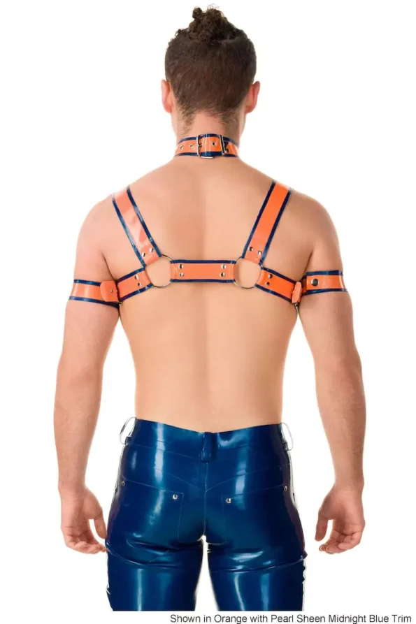 Latex Hollow O-Ring Chest Harness